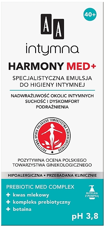 Эмульсия для интимной гигиены - AA Harmony Med+ — фото N1