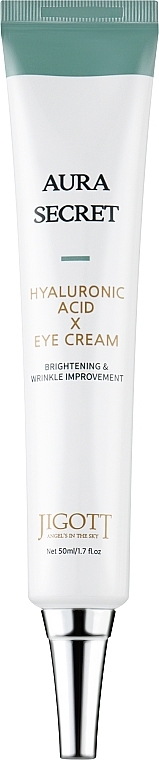 Крем для повік з гіалуроновою кислотою - Jigott Aura Secret Hyaluronic Acid Eye Cream