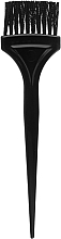 Пензель для фарбування, чорний нейлон з накаткою, 5.5х21.5 см - 3ME Maestri Penn Nero Nylon — фото N1