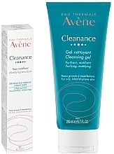 Набор - Avene Cleanance Anti-Shine Routine (f/emulsion/40ml + cl/gel/200ml) — фото N2