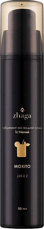 Лубрикант їстівний на водній основі "Мохито" - Zhaga — фото N1