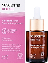 Антивозрастная сыворотка для лица с тремя видами ретинола - SesDerma Laboratories Reti Age Facial Antiaging Serum 3-Retinol System — фото N2