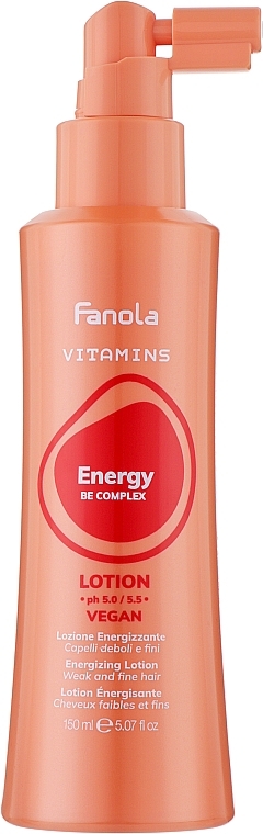 Енергетичний лосьйон для ослабленого та тонкого волосся (банка) - Fanola Vitamins Energy Be Complex Lotion — фото N1