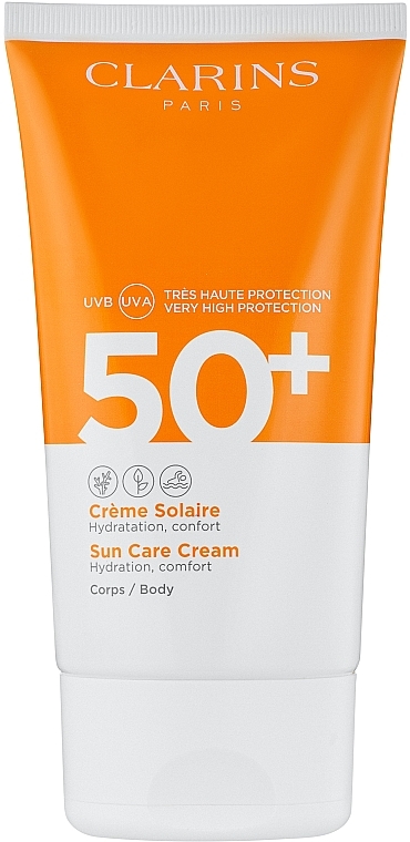 Солнцезащитный крем для тела - Clarins Solaire Corps Hydratante Cream SPF 50+ — фото N1