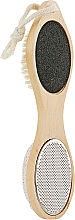 Пилка-щітка для педикюру, S-FL4-38, 4-в-1 на дерев'яній основі, 20 см - Lady Victory — фото N2