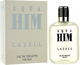 Парфумерія, косметика Lazell Aqua Him - Туалетна вода (тестер без кришечки)