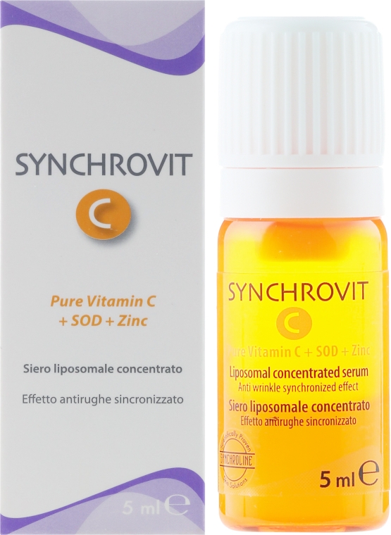 Ліпосомна сироватка проти старіння шкіри - Synchroline Synchrovit C Serum — фото N1