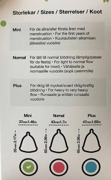 Менструальная чаша, средняя - Menskopp Intimate Care Normal — фото N2