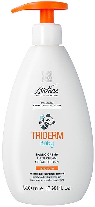 Дитячий крем для ванни - BioNike Triderm Baby Bath Cream — фото N1