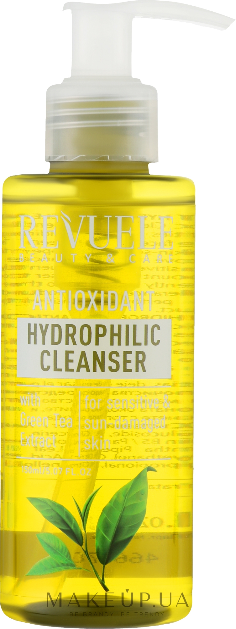 Гидрофильное очищающее средство - Revuele Hydrophilic Antioxidant Cleanser with Green Tea Extract — фото 150ml