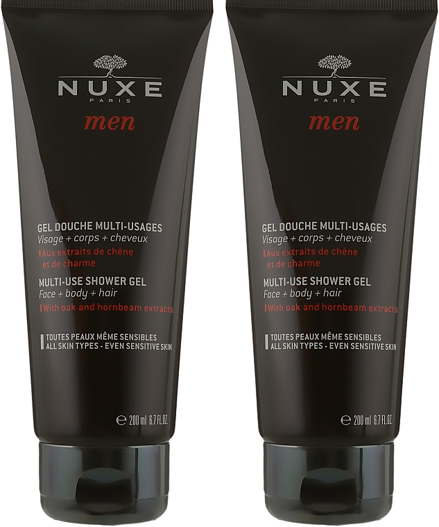 Набор - Nuxe Men Multi-Use (sh/g/2x200ml) — фото N1