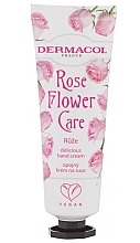 Парфумерія, косметика Крем для рук - Dermacol Rose  Flower Care Hand Cream