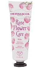 Крем для рук - Dermacol Rose  Flower Care Hand Cream — фото N1