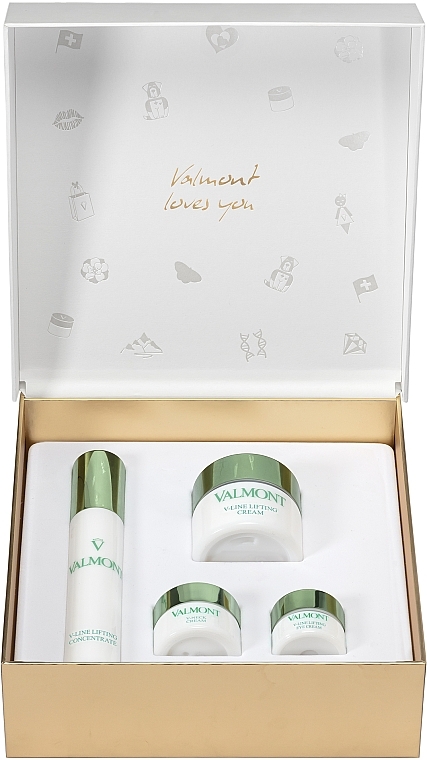 УЦЕНКА Набор - Valmont V-Line Lifting Symphony Set (f/cr/50ml + eye/cr/5ml + f/conc/30ml + neck/cr/15ml) * — фото N3