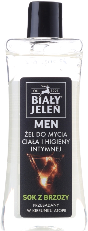 Гіпоалергенний гель для тіла та інтимної гігієни для чоловіків - Bialy Jelen Hypoallergenic Body Gel and Intimate Hygiene 2in1