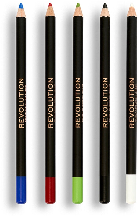 Набор - Makeup Revolution Creator Revolution Artist Kohl Eyeliner Set (eyeliner/5x1.3g) — фото N1