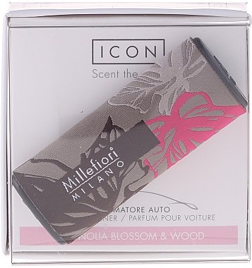 Ароматизатор в авто "Квіти магнолії й дерево" - Millefiori Milano Magnolia Blossom & Wood — фото N1