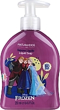 Жидкое мыло для детей "Холодное сердце", Кристофф, Анна и Эльза - Naturaverde Kids Frozen II Liquid Soap — фото N1