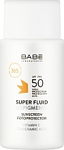 Духи, Парфюмерия, косметика Солнцезащитный флюид-депигментант SPF 50 с транексамовой кислотой - Babe Laboratorios Sun Protection Super Fluid Depigment+ SPF50