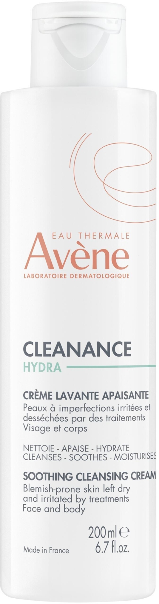 Очищающий крем для лица - Avene Cleanance Hydra Soothing Cleansing Cream — фото 200ml