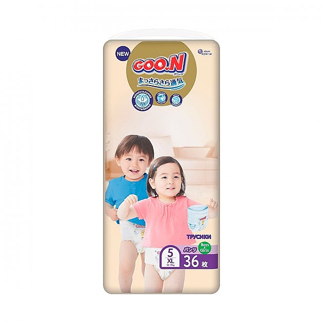 Трусики-підгузки для дітей "Premium Soft" розмір XL, 12-17 кг, 36 шт. - Goo.N — фото N1