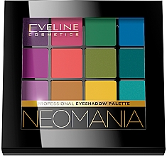 Палетка теней для век - Eveline Cosmetics Professional Eyeshadow Palette Neomania — фото N1