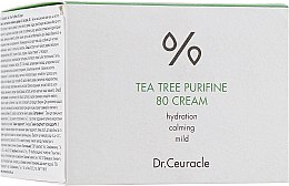Парфумерія, косметика Крем для обличчя з екстрактом чайного дерева - Dr.Ceuracle Tea Tree Purifine 80 Cream