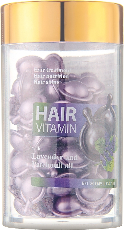 Вітаміни для волосся з олією Лаванди та олією Пачулі - LeNika — фото N2