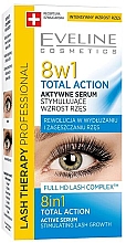 Парфумерія, косметика Сироватка для вій 8 в 1 - Eveline Cosmetics Eyelash Serum Total Action 8in1