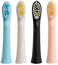 Насадки для электрической зубной щетки, разноцветные, 4 шт - Smiley Light — фото N1