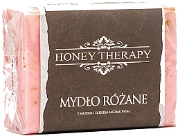 Парфумерія, косметика Мило з пелюстками троянд і медом "Кубик" - Lyson Honey Therapy