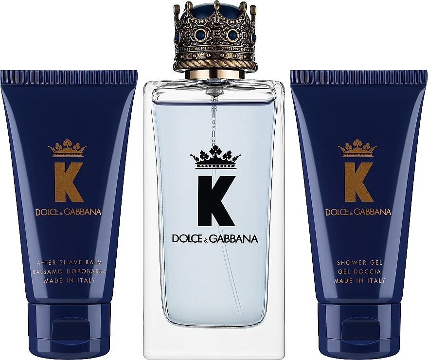 Dolce & Gabbana K By Dolce & Gabbana - Набор (edt/100ml + ash/balm/50ml + sh/gel/50ml) — фото N1