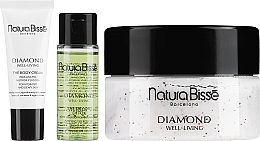 Набор - Natura Bisse Diamond Well-Living (b/cr/20ml + dry b/oil/30ml + b/scr/200ml) — фото N2