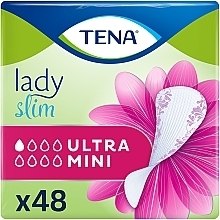 Урологічні прокладки TENA LADY SLIM ULTRA MINI, 48 ШТ. - TENA — фото N1
