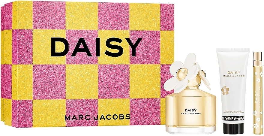 Marc Jacobs Daisy - Набір (edt/100ml + edt/10ml + b/lot/75ml) — фото N2