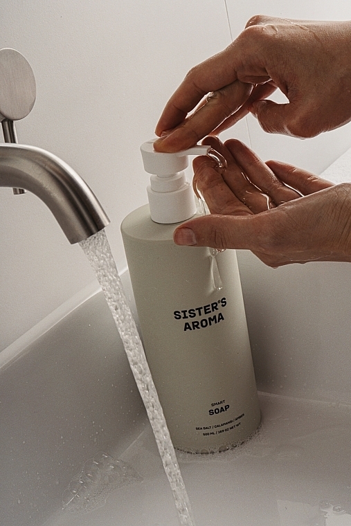 Рідке мило "Морська сіль" - Sister's Aroma Smart Soap — фото N7