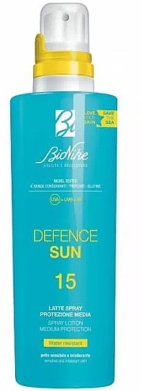 Спрей-лосьйон для засмаги SPF15 - BioNike Defence Sun Spray Lotion SPF15 — фото N2