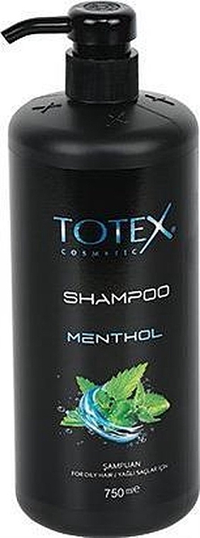 Шампунь для жирных волос с ментолом - Totex Cosmetic Menthol Shampoo — фото N1