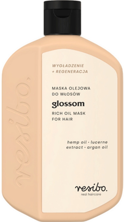 Маска для волос - Resibo Glossom Rich Oil Mask For Hair — фото N1