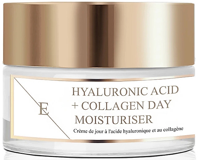Антивозрастной дневной увлажняющий крем с коллагеном - Eclat Skin London Hyaluronic Acid & Collagen Day Moisturiser — фото N1