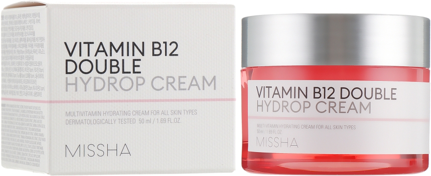 Увлажняющий крем с витамином В12 - Missha Vitamin B12 Double Hydrop Cream