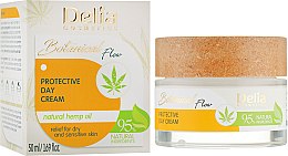 Парфумерія, косметика Захисний денний крем для обличчя - Delia Botanical Flow Protective Day Hemp Oil Cream