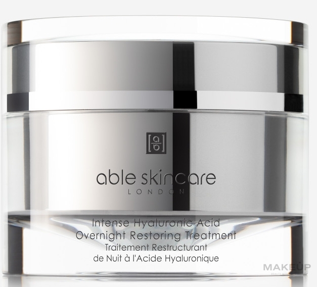 Крем для обличчя - Able Skincare Hyaluronic Acid Intensive Overnight Restoring Cream — фото 50ml