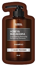 Парфумерія, косметика Шампунь для волосся - Kundal Honey & Macadamia Baby Powder Shampoo (пробник)