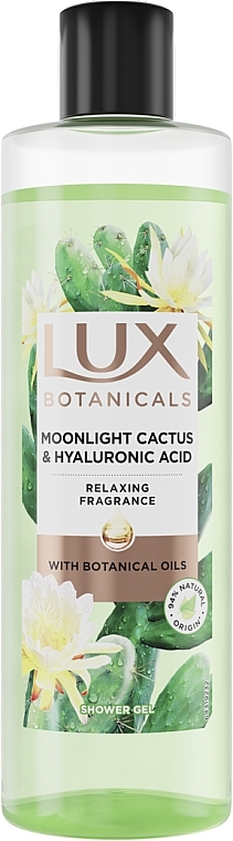 Гель для душу "Кактус та гіалуронова кислота" - Lux Botanicals Moonlight Cactus & Hyaluronic Acid Shower Gel — фото N1