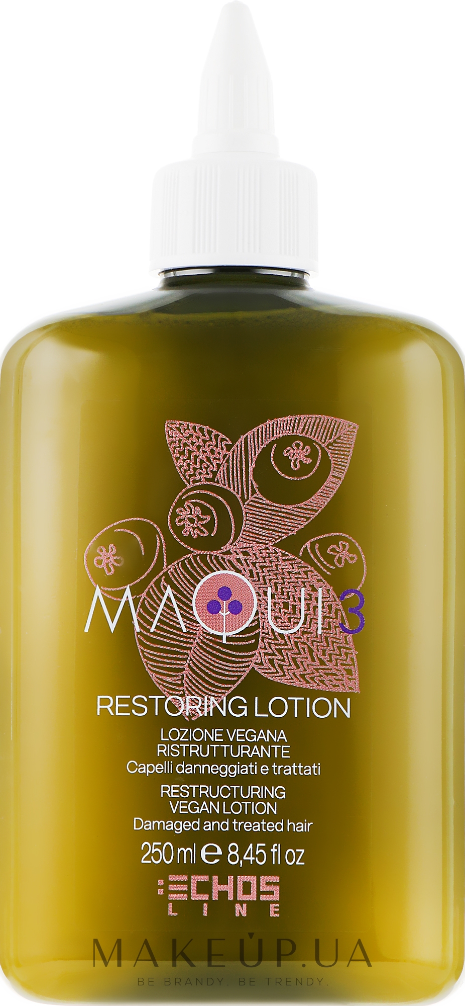 Відновлювальний лосьйон для пошкодженого волосся - Echosline Maqui 3 Restoring Lotion — фото 250ml