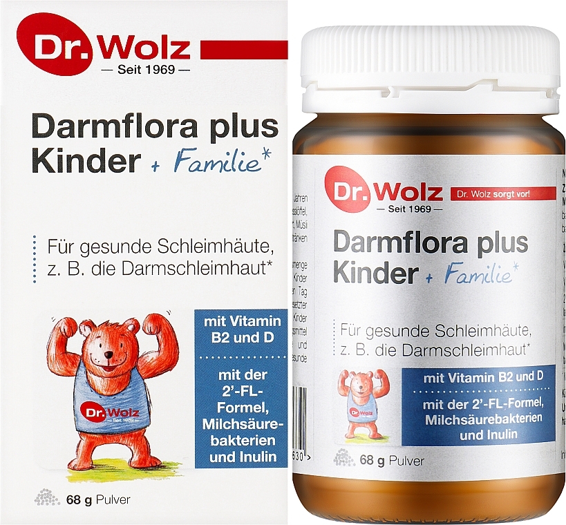 Синбиотик для детей и всей семьи - Dr. Wolz Darmflora Plus Kinder + Familie — фото N2
