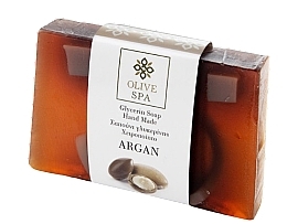 Гліцеринове мило "Argan" - Olive Spa Hand Made Glycerin Soap — фото N1