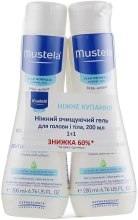 Духи, Парфюмерия, косметика УЦЕНКА Набор "Нежное купание" - Mustela (2xGel/200ml) *