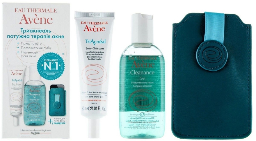 РАСПРОДАЖА Набор - Avene (cr/30ml + gel/75ml + case)*